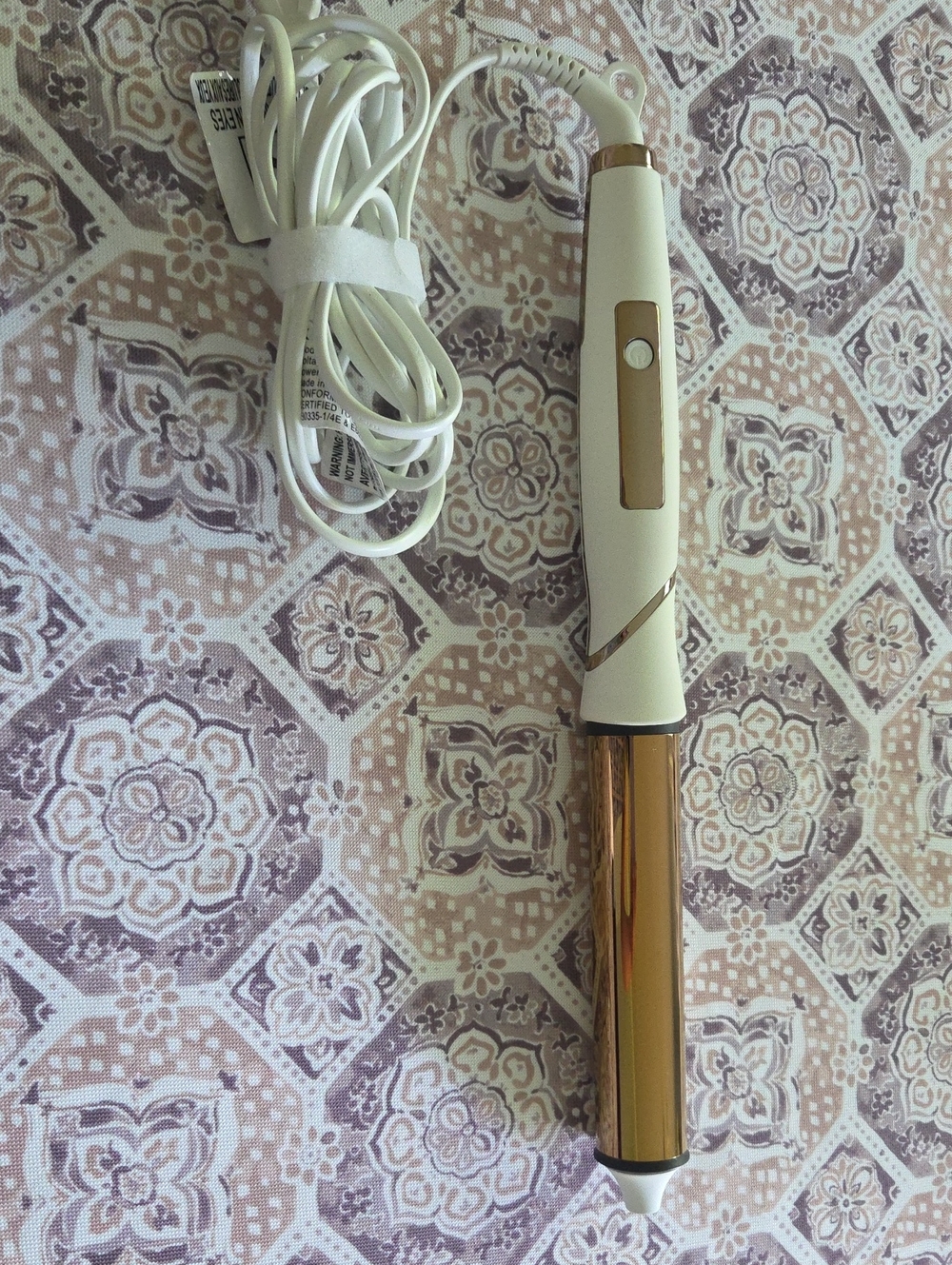 Kristin Ess White and Rose Gold Curling Iron (1 1/4 Inch)